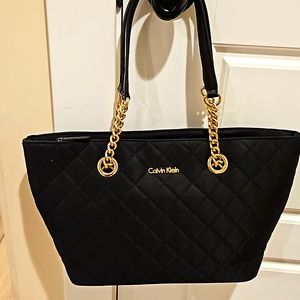 Calvin Klein Florence top-zip small tote